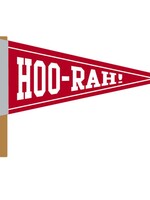 Collegiate Pacific Collegiate Pacific 4 x 9  Hoo Rah! Pennant in red