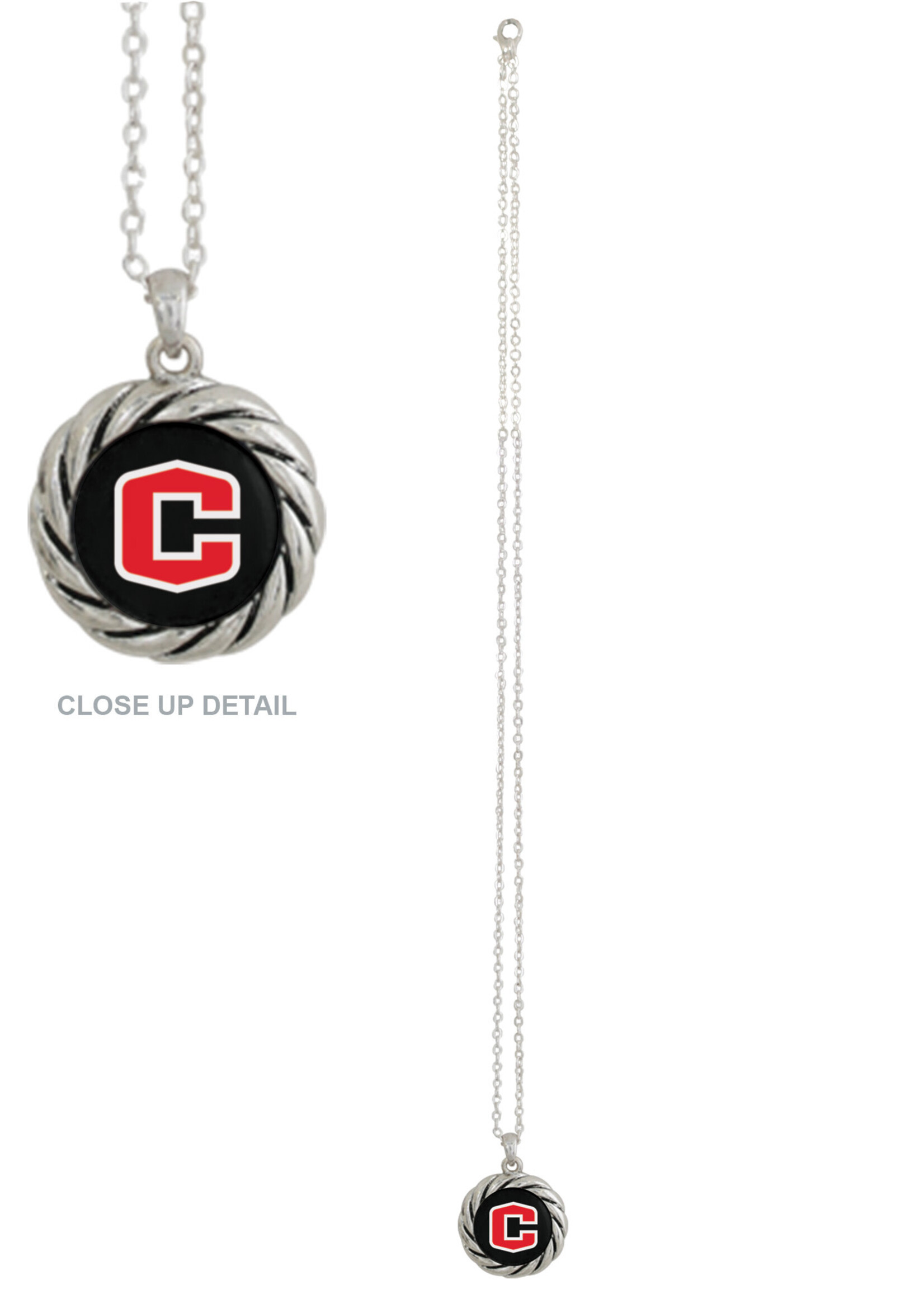 SPIRIT PRODUCTS Spirit Westport Silver Necklace with Logo 18"