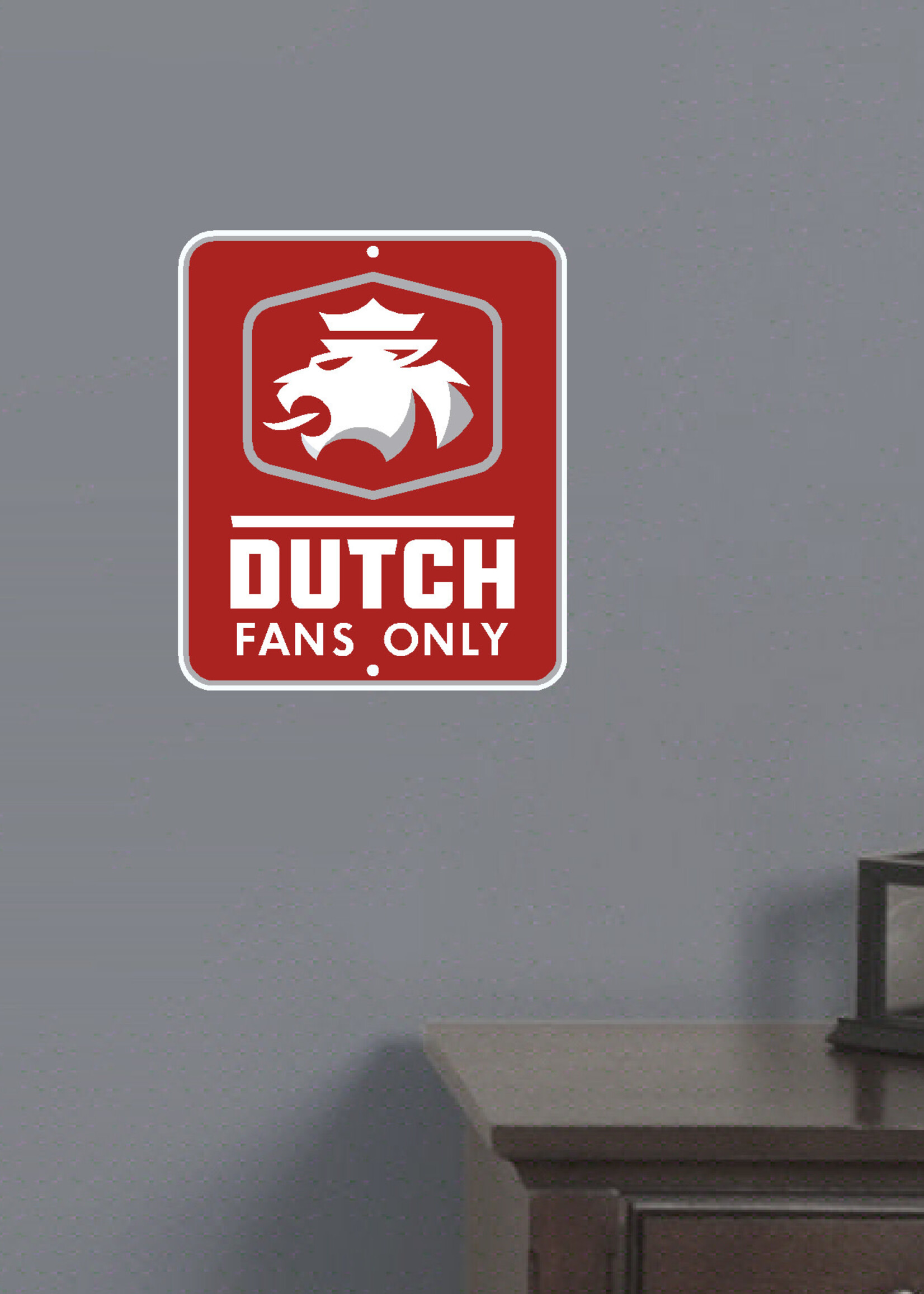 Color Shock Color Shock Dutch Fans Only Wall Hanging