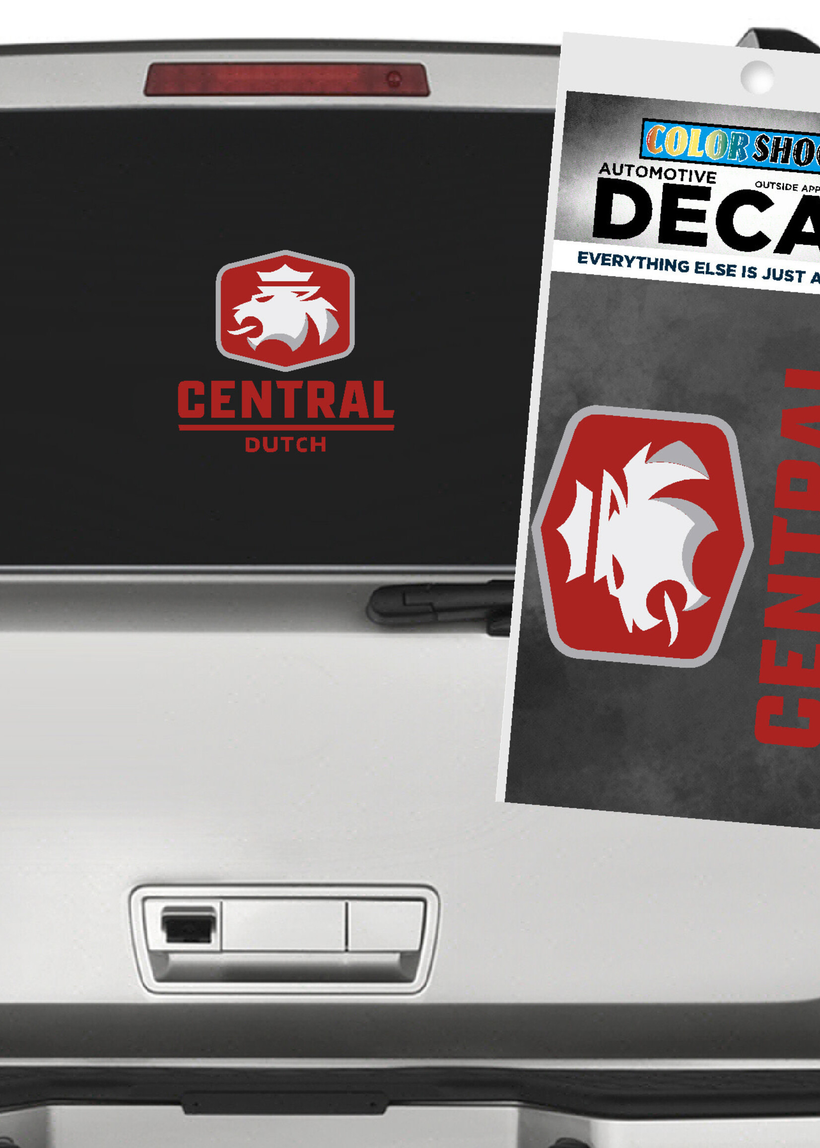 Color Shock Color Shock Decal 8x8 Lion Logo