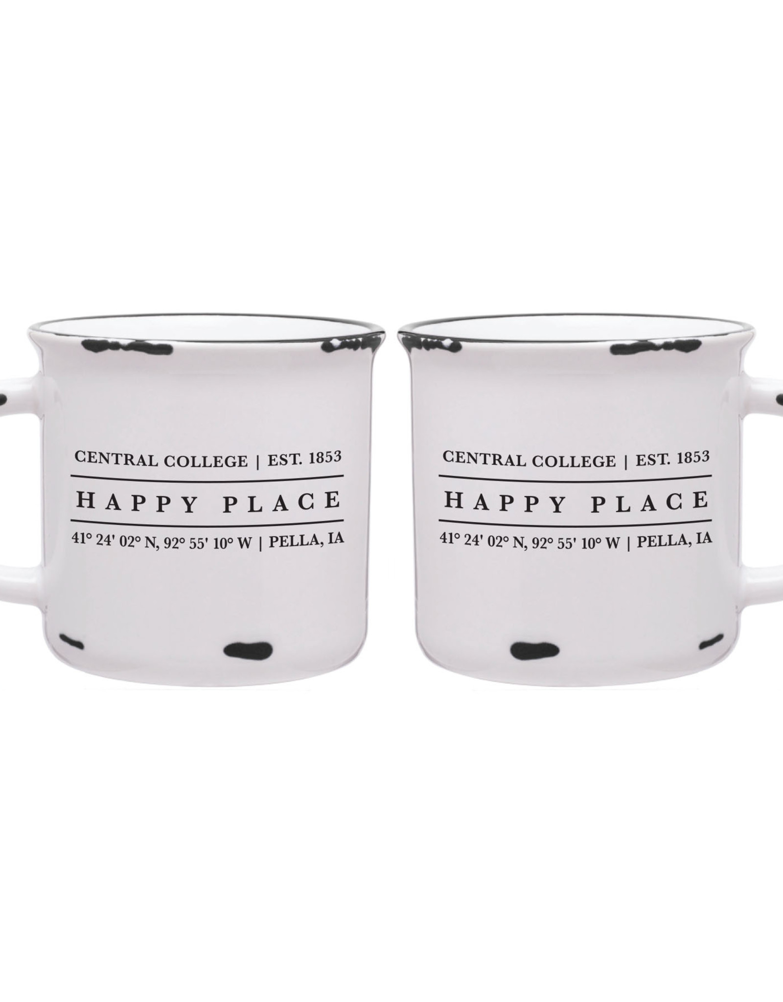 SPIRIT PRODUCTS Spirit Products Happy Place Mug White