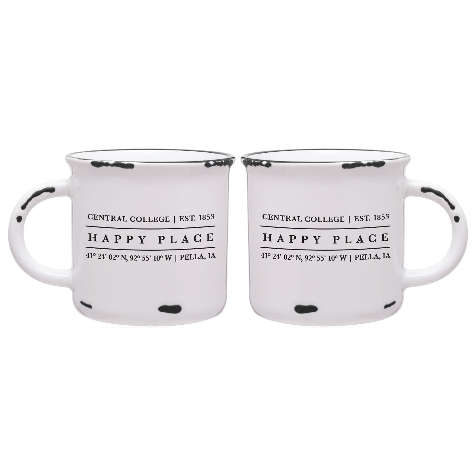 SPIRIT PRODUCTS Spirit Products Happy Place Mug White