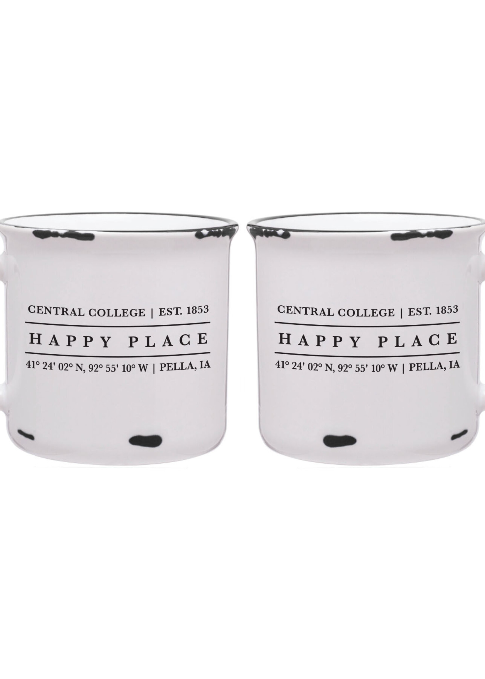 SPIRIT PRODUCTS Spirit Products Happy Place Mug White