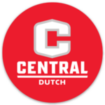 Sticker Mule Circle Sticker Red w/White