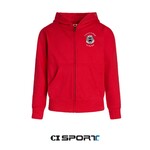 CI SPORT CI Sport Youth Full Zip Hood Go Big Red