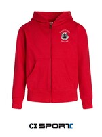 CI SPORT CI Sport Youth Full Zip Hood Go Big Red