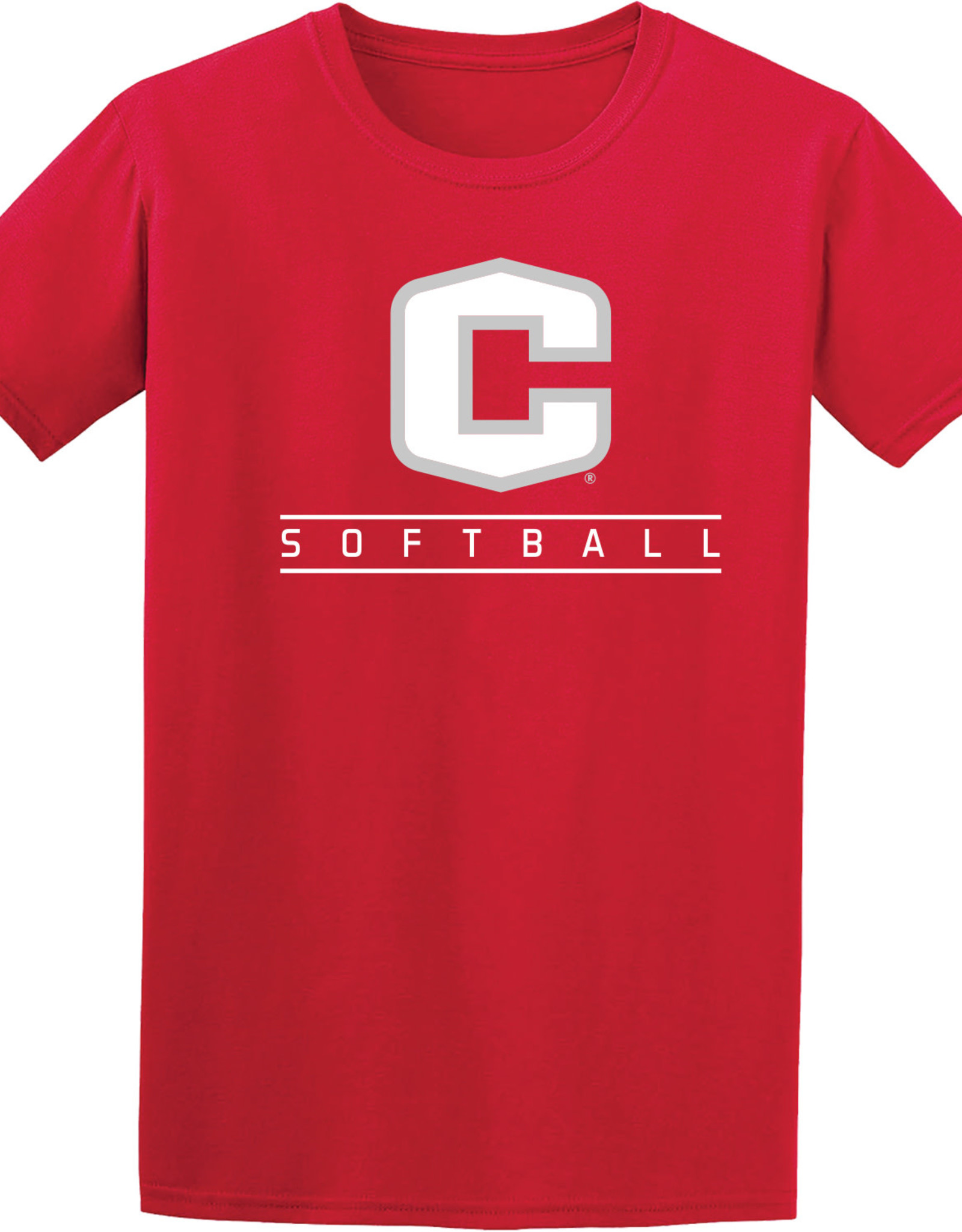 College House College House Softball Tee Red