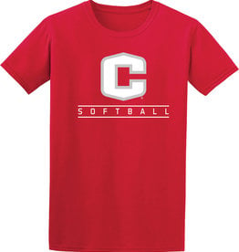 College House College House Sport Tee Softball Red