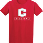 College House College House Sport Tee Volleyball Red