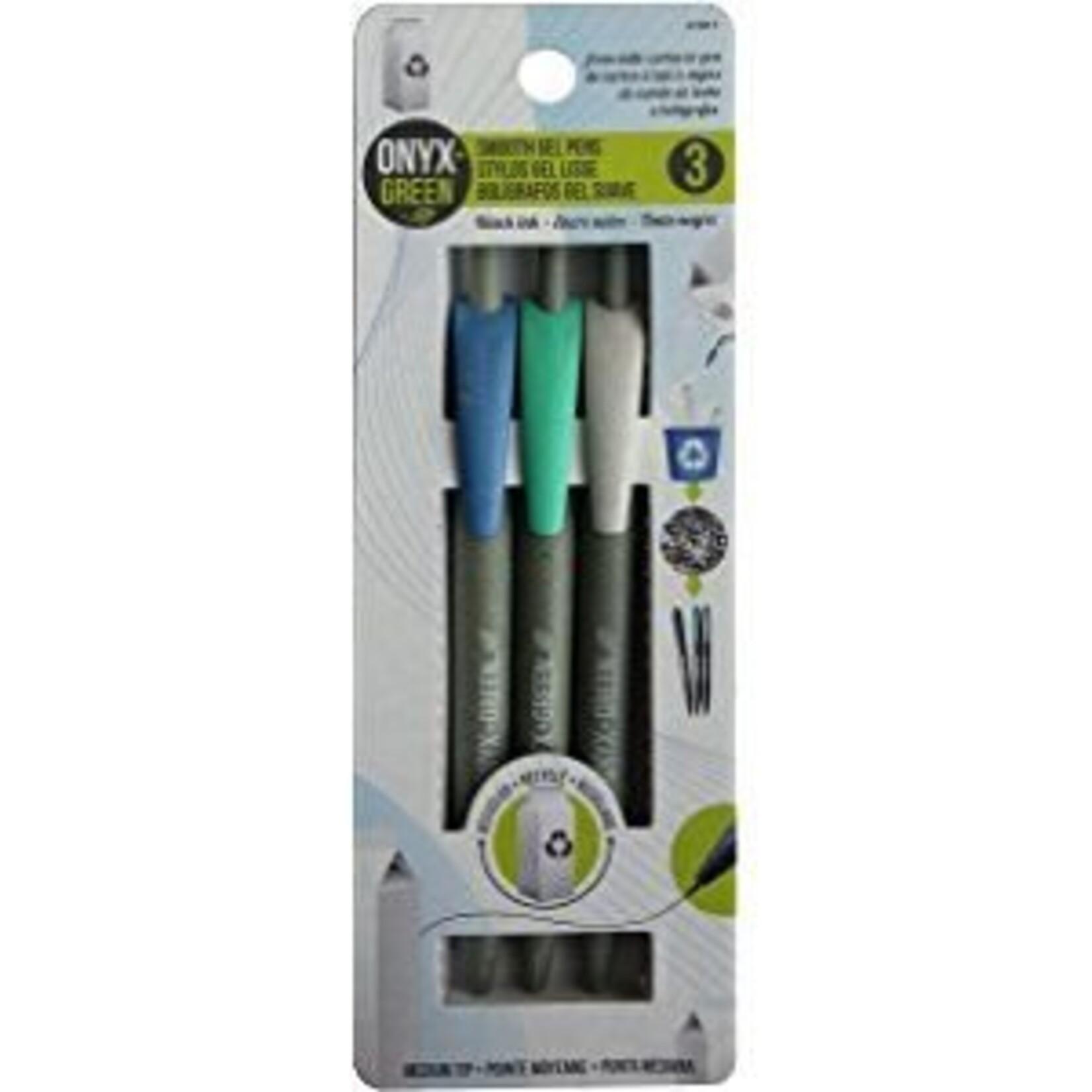 ONXG Onyx Green Pen Smooth Gel (3)