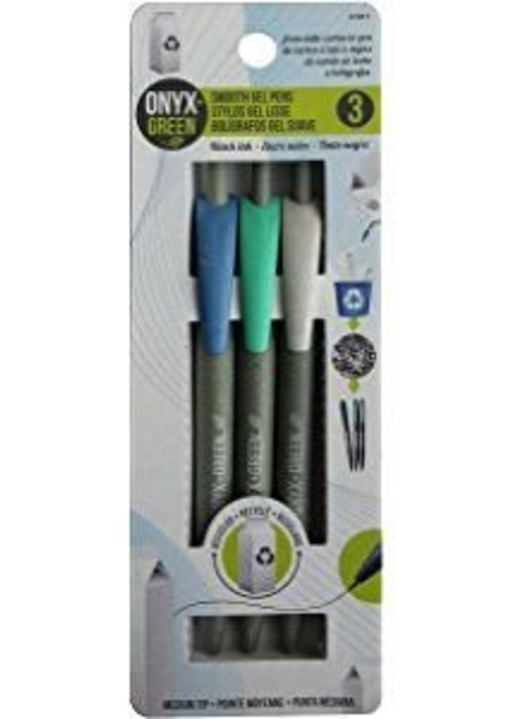 ONXG Onyx Green Pen Smooth Gel (3)