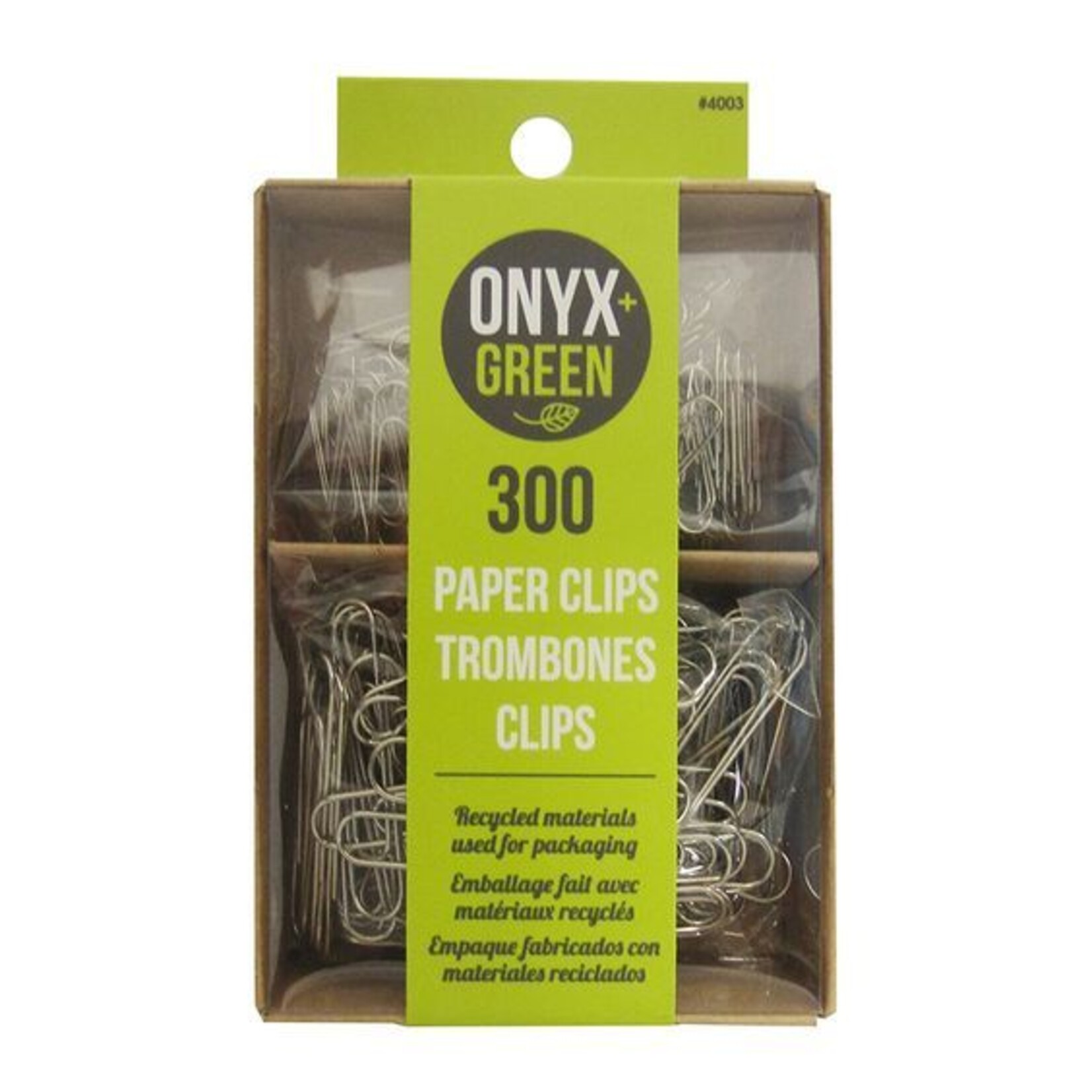 ONXG Onyx Green Paperclip