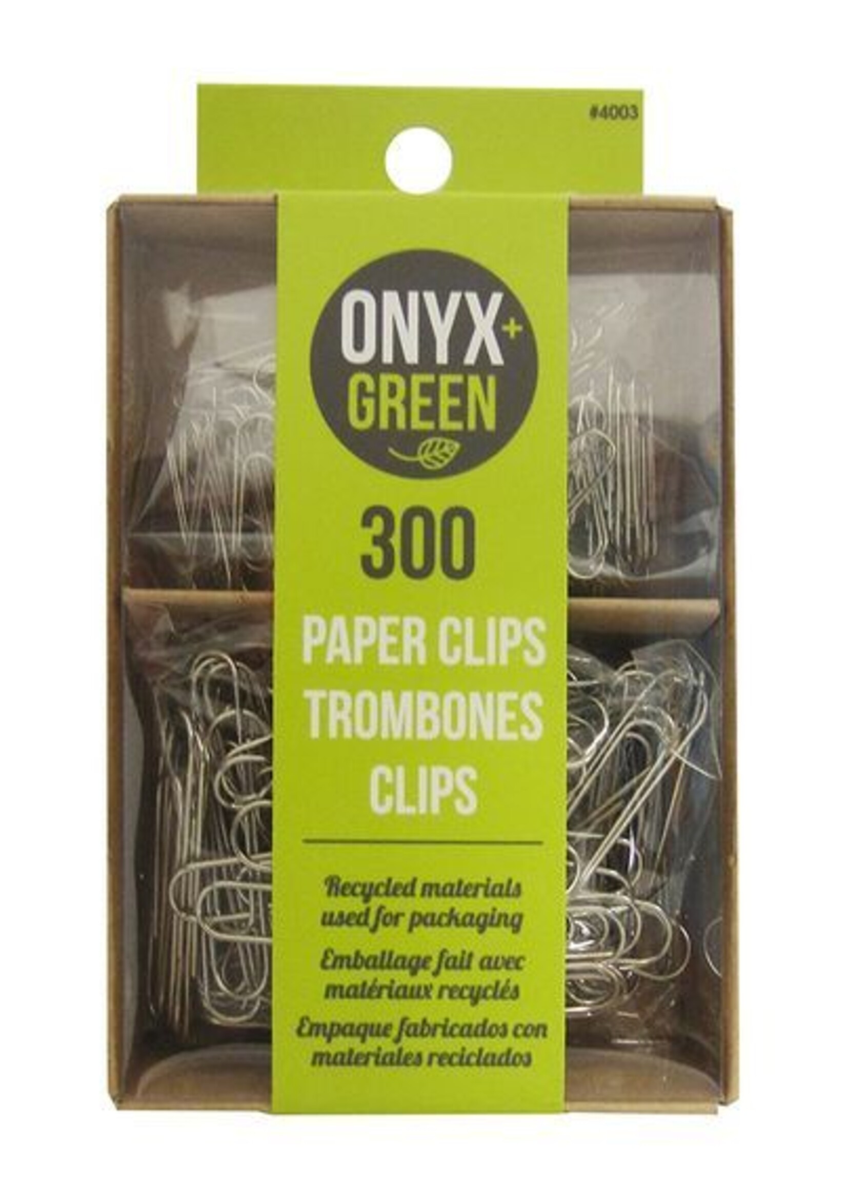 ONXG Onyx Green Paperclip
