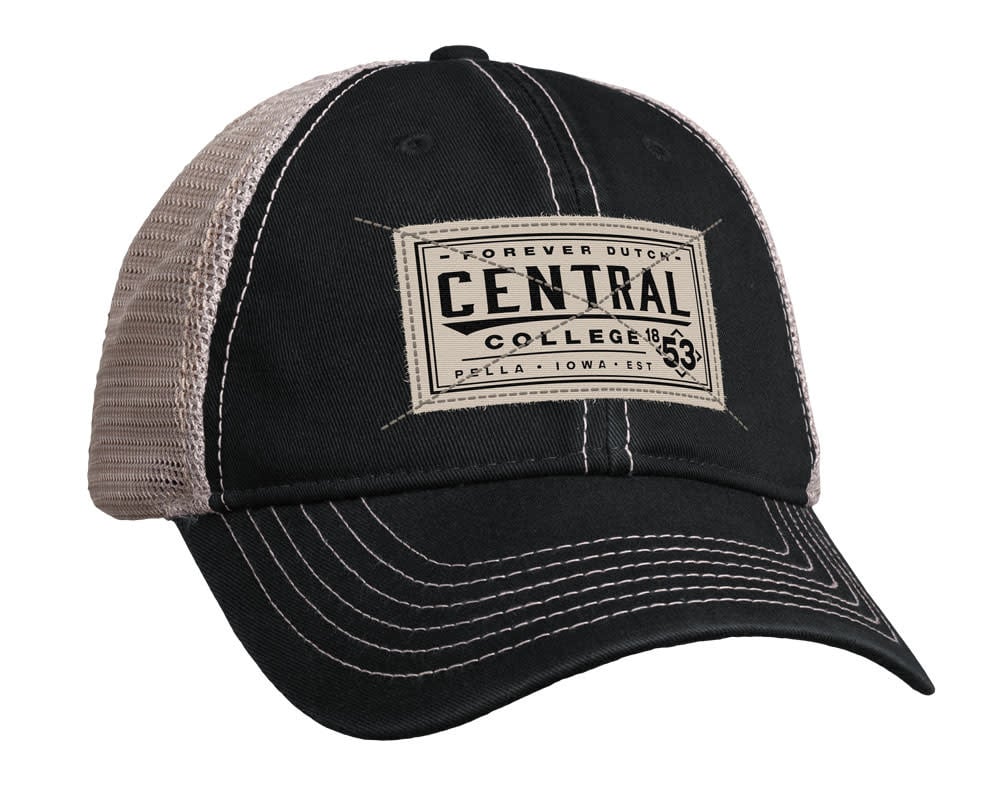 New Agenda Vintage Wash Mesh Trucker Hat - Central College Spirit Shoppe