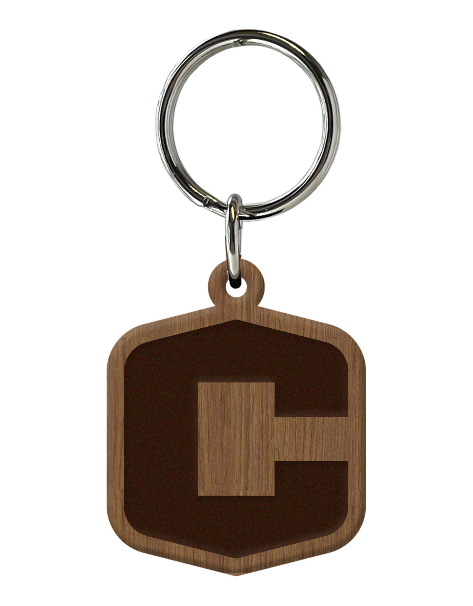 SPIRIT PRODUCTS Spirt Products Wooden Key Tag C logo