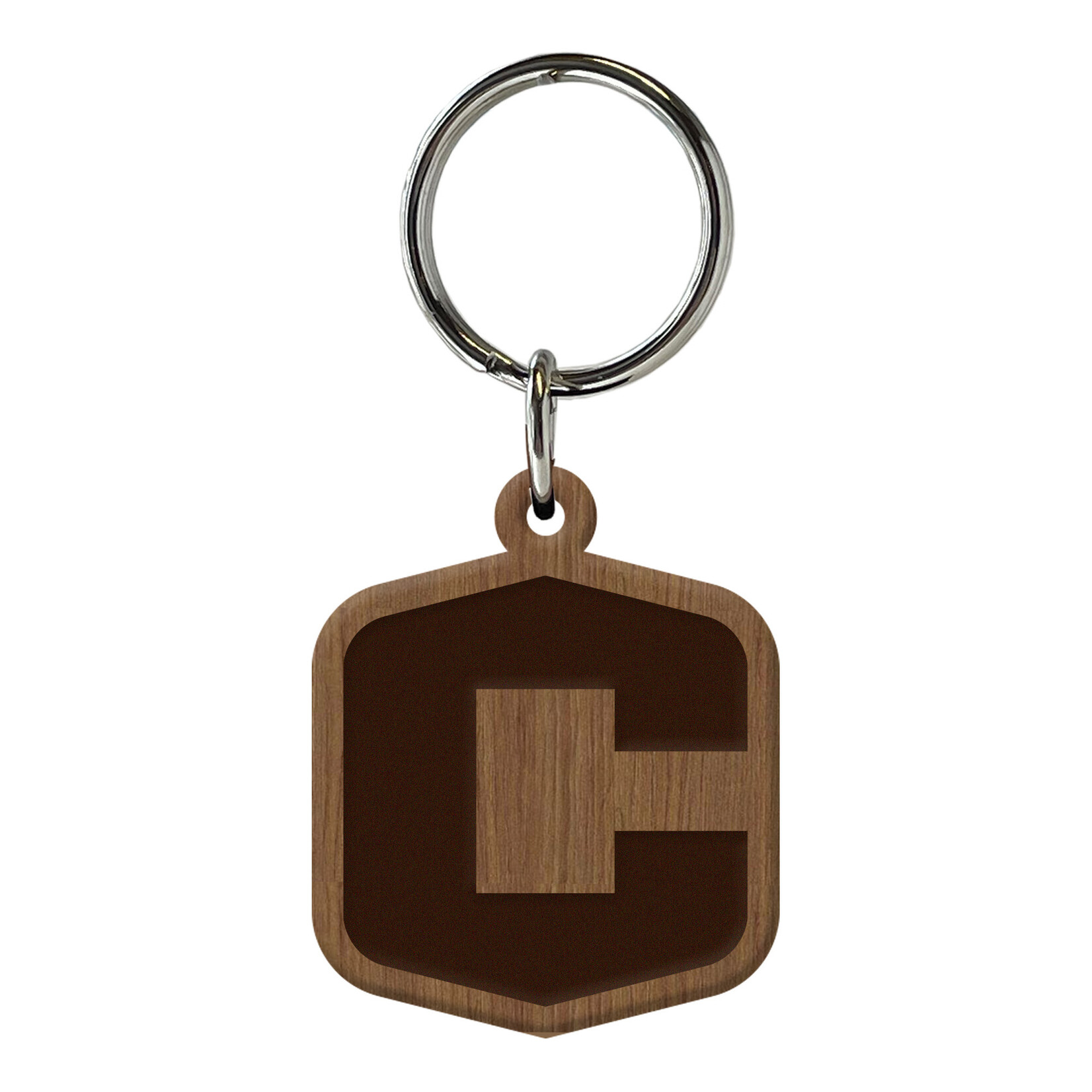 SPIRIT PRODUCTS Spirit Products Wooden Key Tag C logo