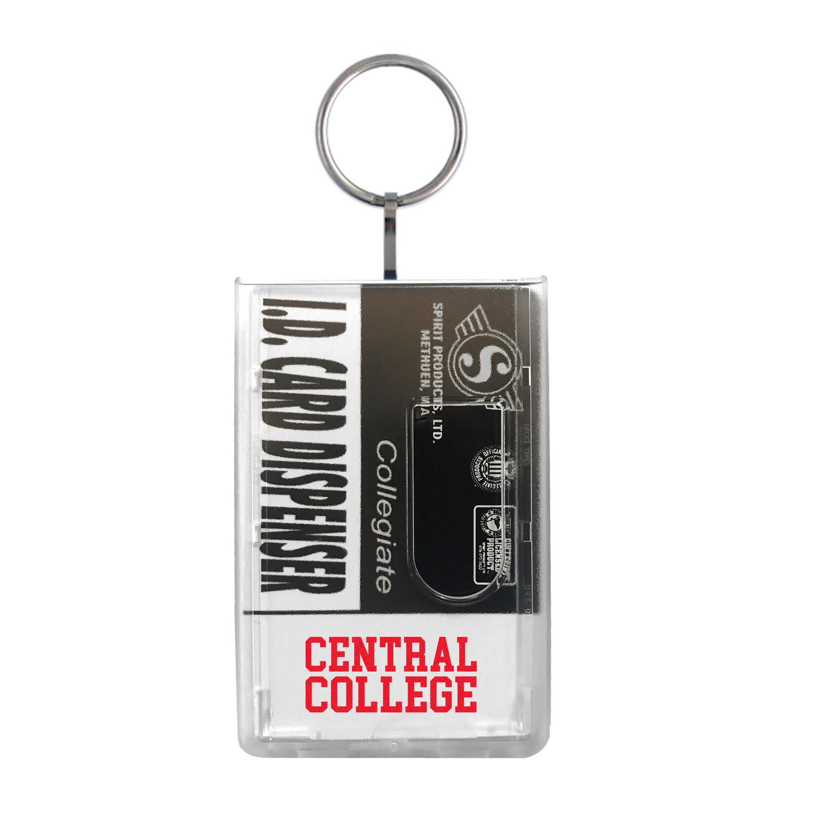 CI SPORT Spirit Thumb Notch ID  Holder with Ring  Clear