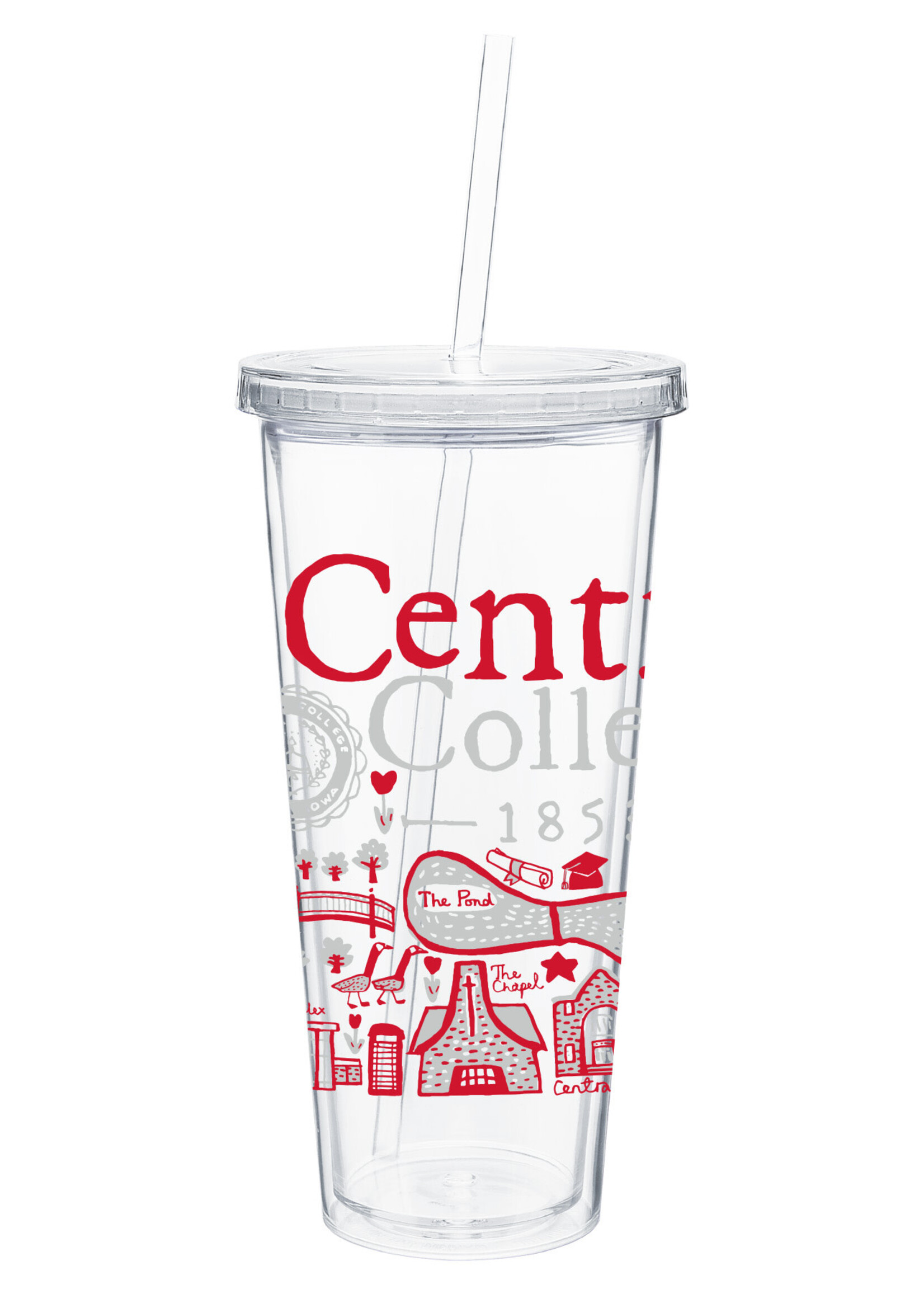 NEIL Julia Gash 20 oz Tumbler with Straw
