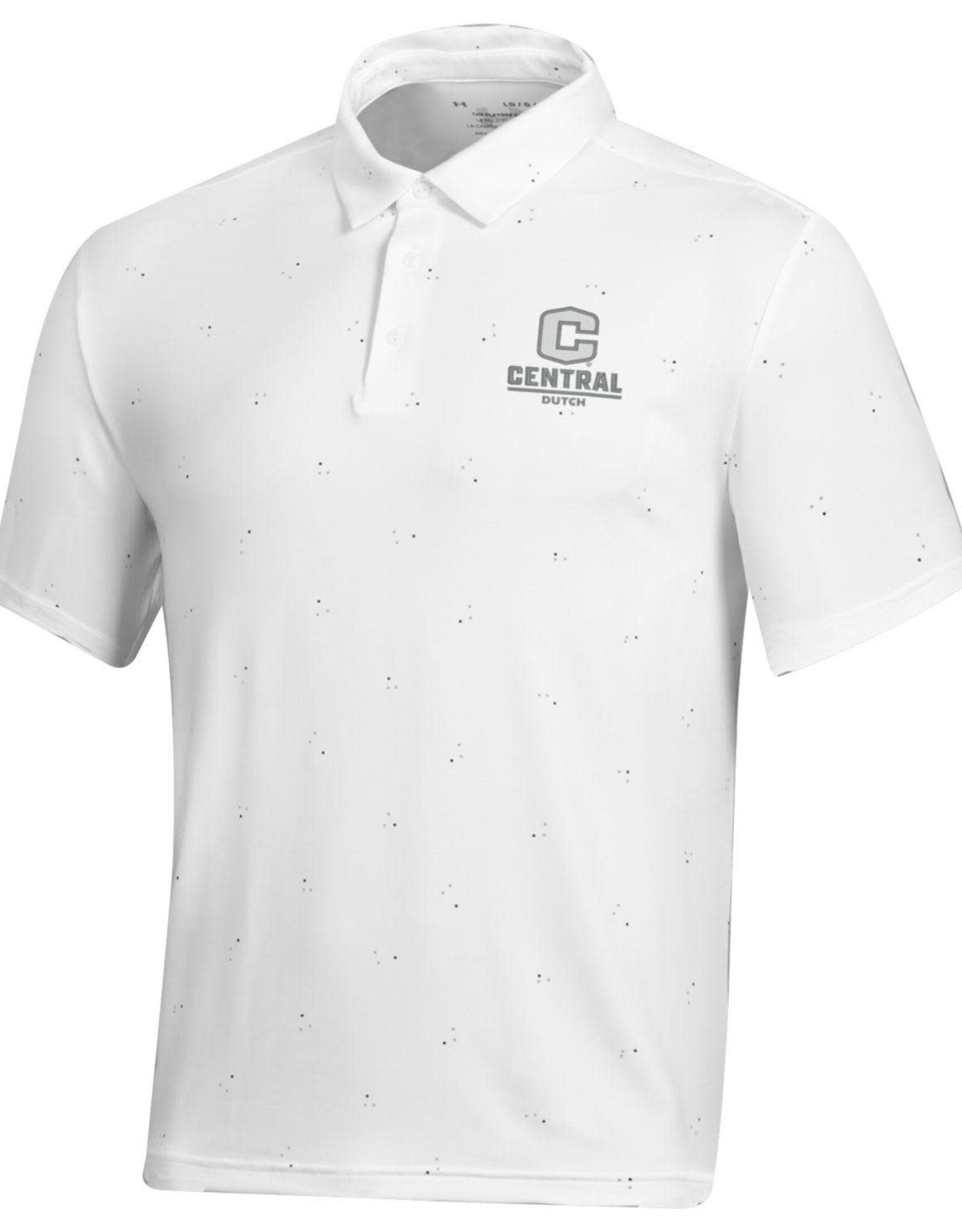 Under Armour UA Dot Pin Polo White Steel