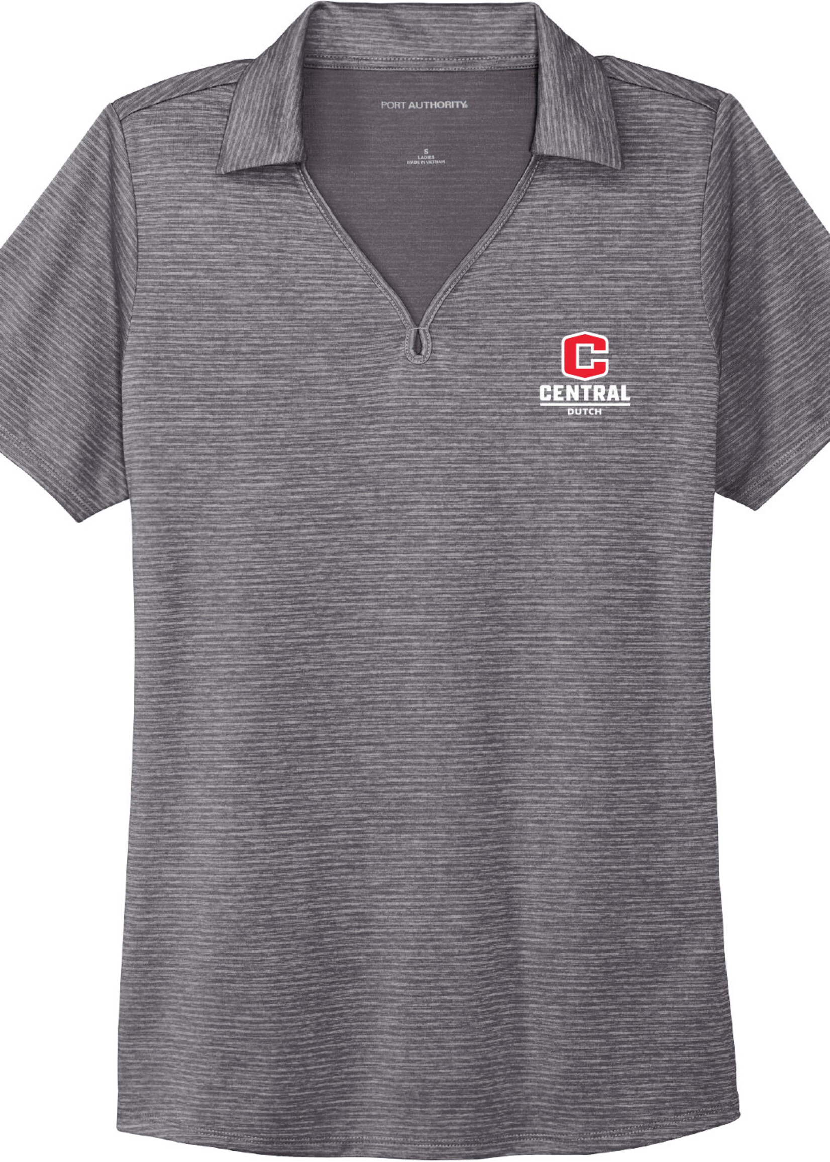 College House College House Women's Polo Shadow Gray