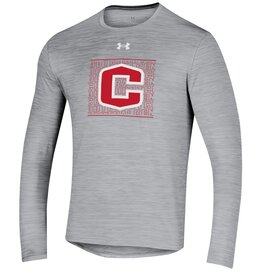 Under Armour UA Vent Tee LS Gray Central Background