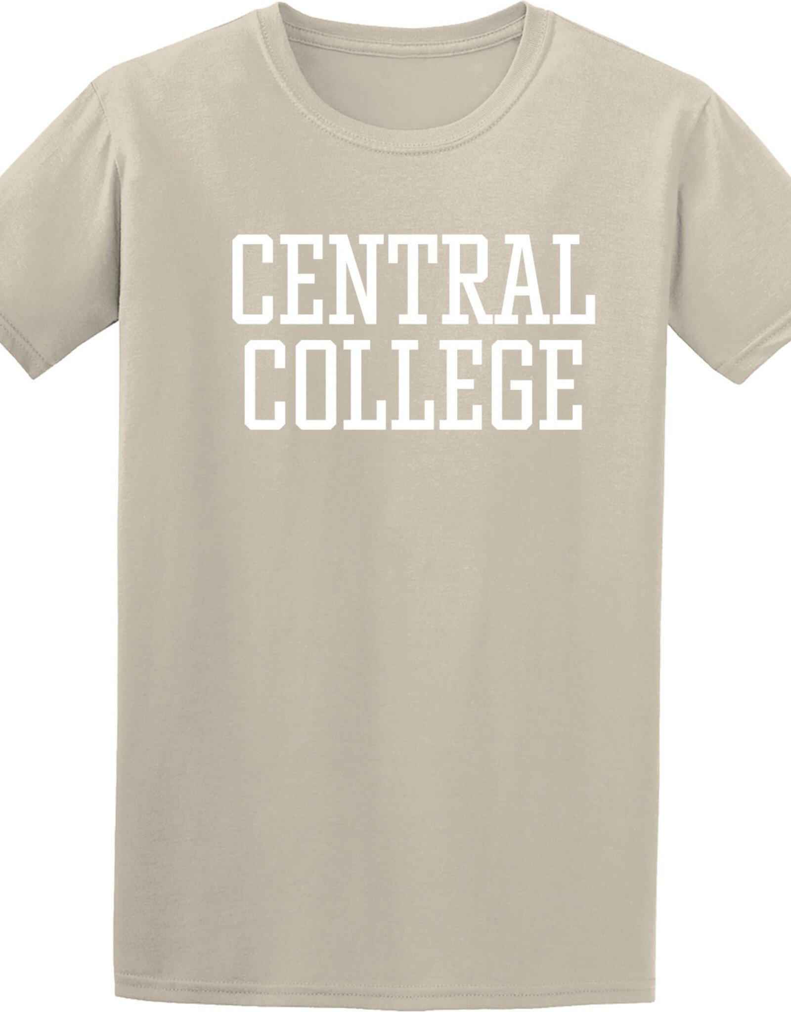 College House College House Tee Asst. Central College Sand