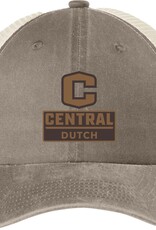 Carhartt College House Hat Mesh Back with Leather Patch