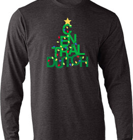 College House College House Christmas LS Tee Gray