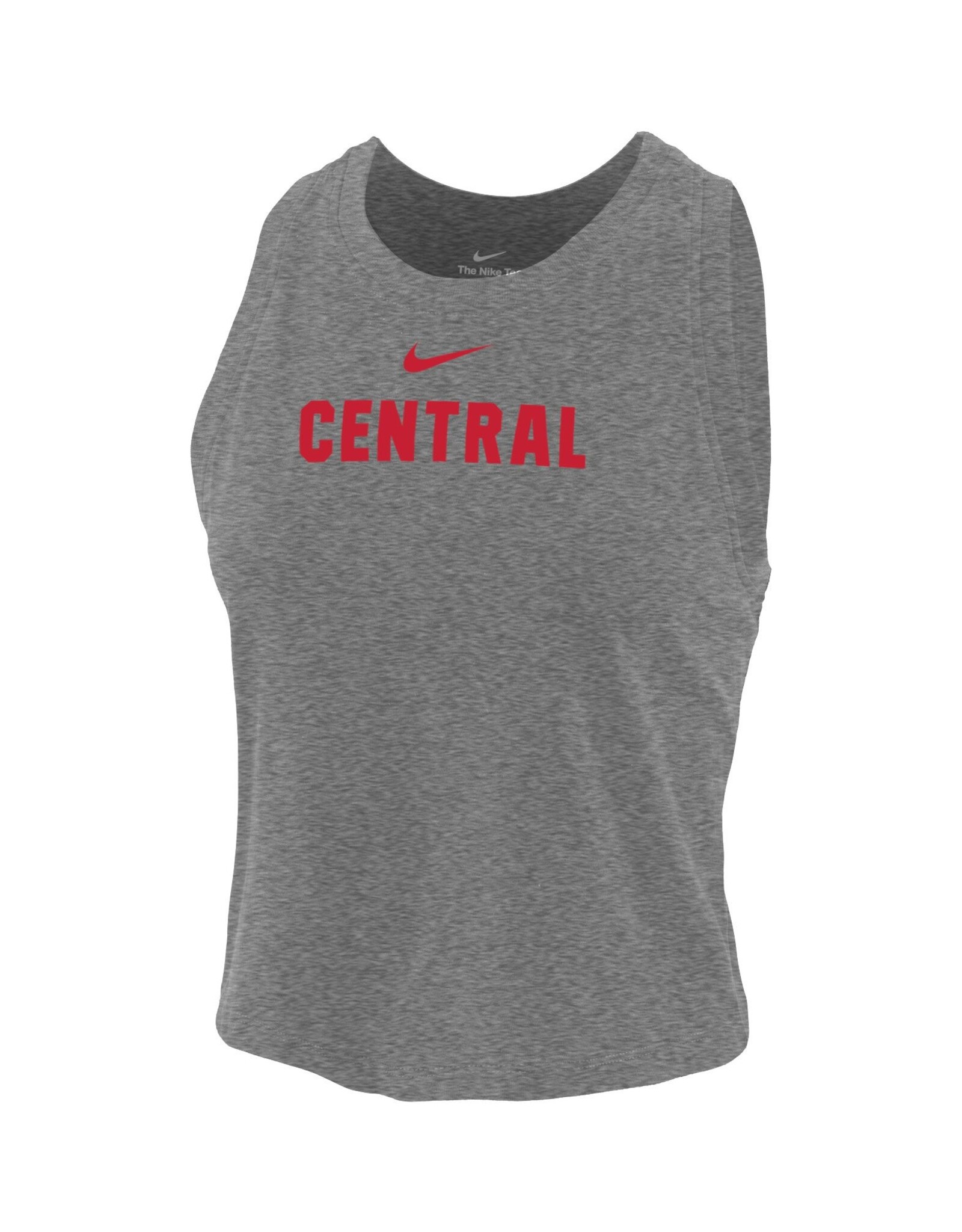 Nike Nike Women's Dri Fit Cotton Crop Tank Heather Gray