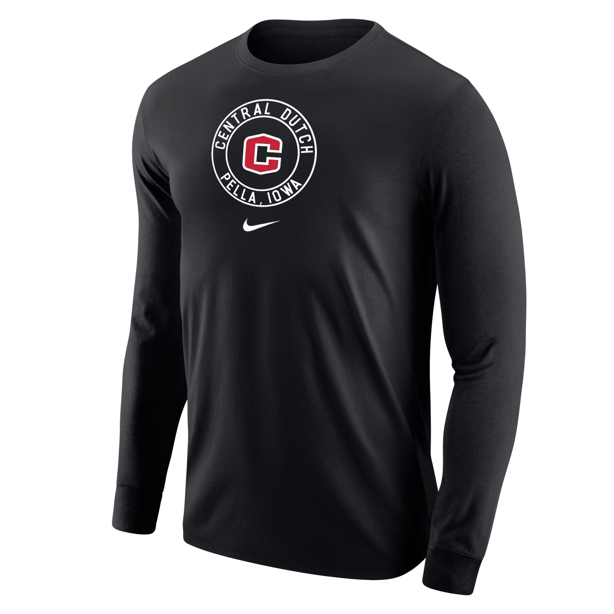 Nike Nike Core LS Tee Circle Art Black - Central College Spirit Shoppe