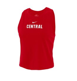 Nike Nike Women's Dri Fit Cotton Crop Tank Red