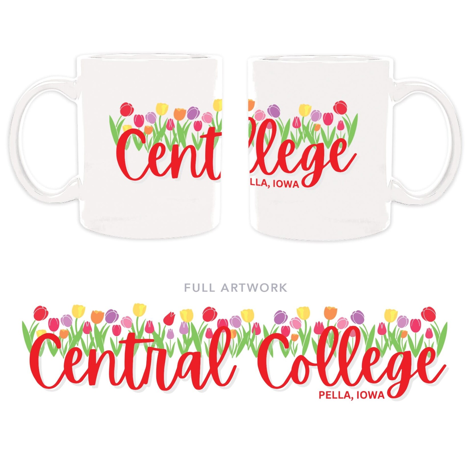 SPIRIT PRODUCTS Spirit  Central College Mug with Tulip Wrap