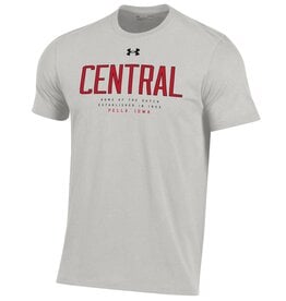 Under Armour UA Performance Cotton SS Tee Silver Hthr