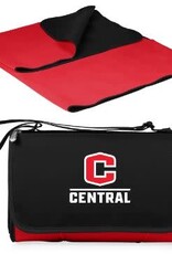 Picnic Time Picnic Time Blanket Tote Red with Black Shoulder Strap