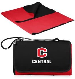 Picnic Time Picnic Time Blanket Tote Red with Black Shoulder Strap