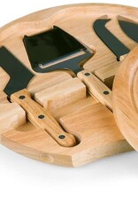 Picnic Time Circo Etched Cheese Board with Utensils