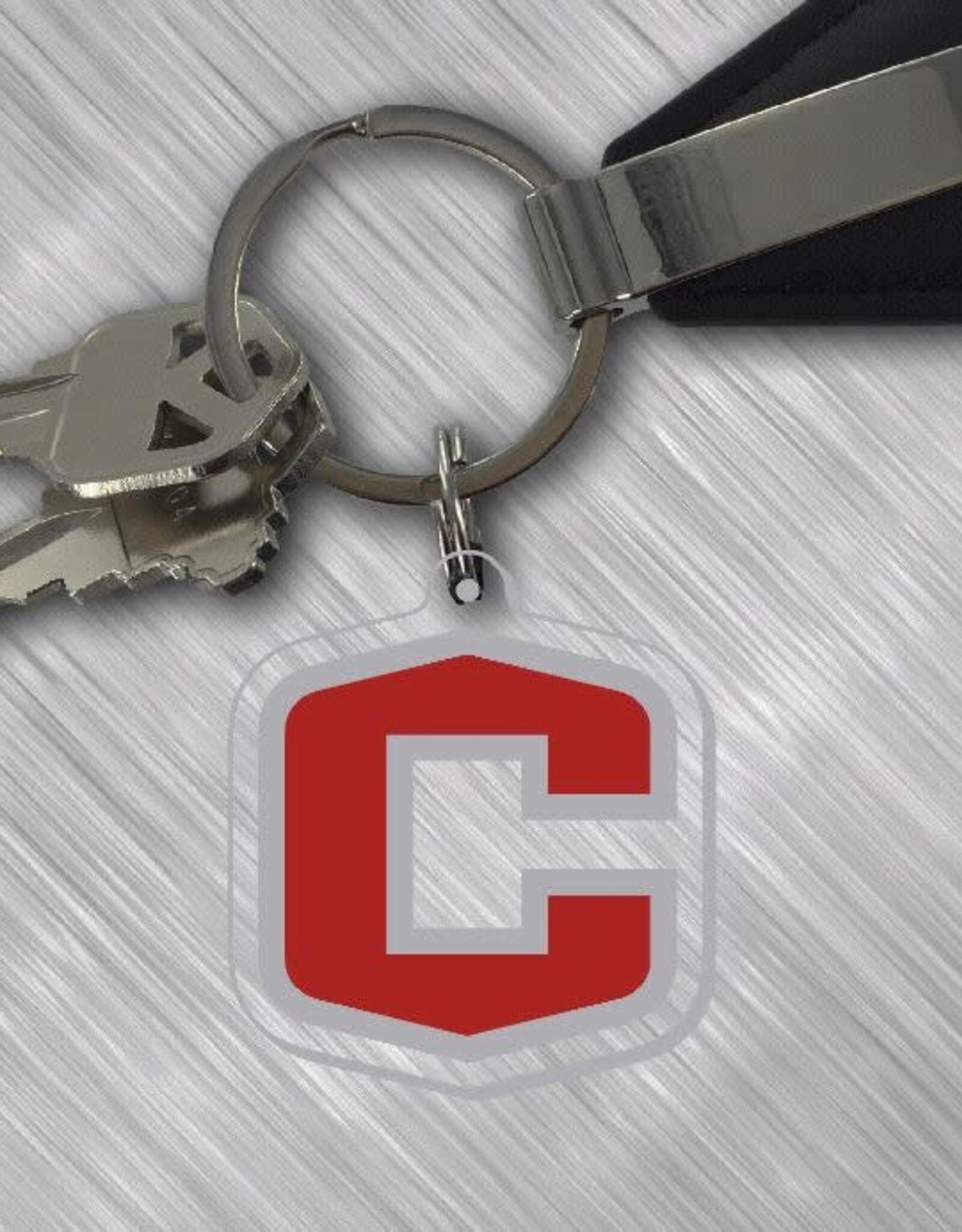 Color Shock Color Shock Key Tag Acrylic C Logo