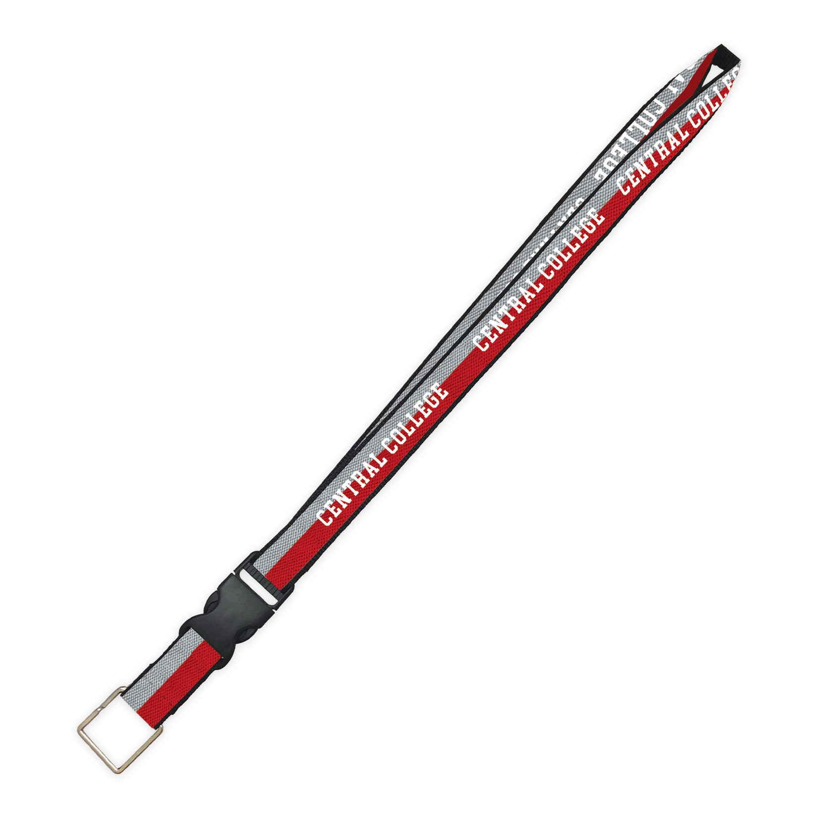 SPIRIT PRODUCTS Spirit Products Union Square Lanyard Red/Gray