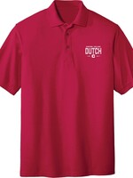 College House College House Silk Touch Polo Red