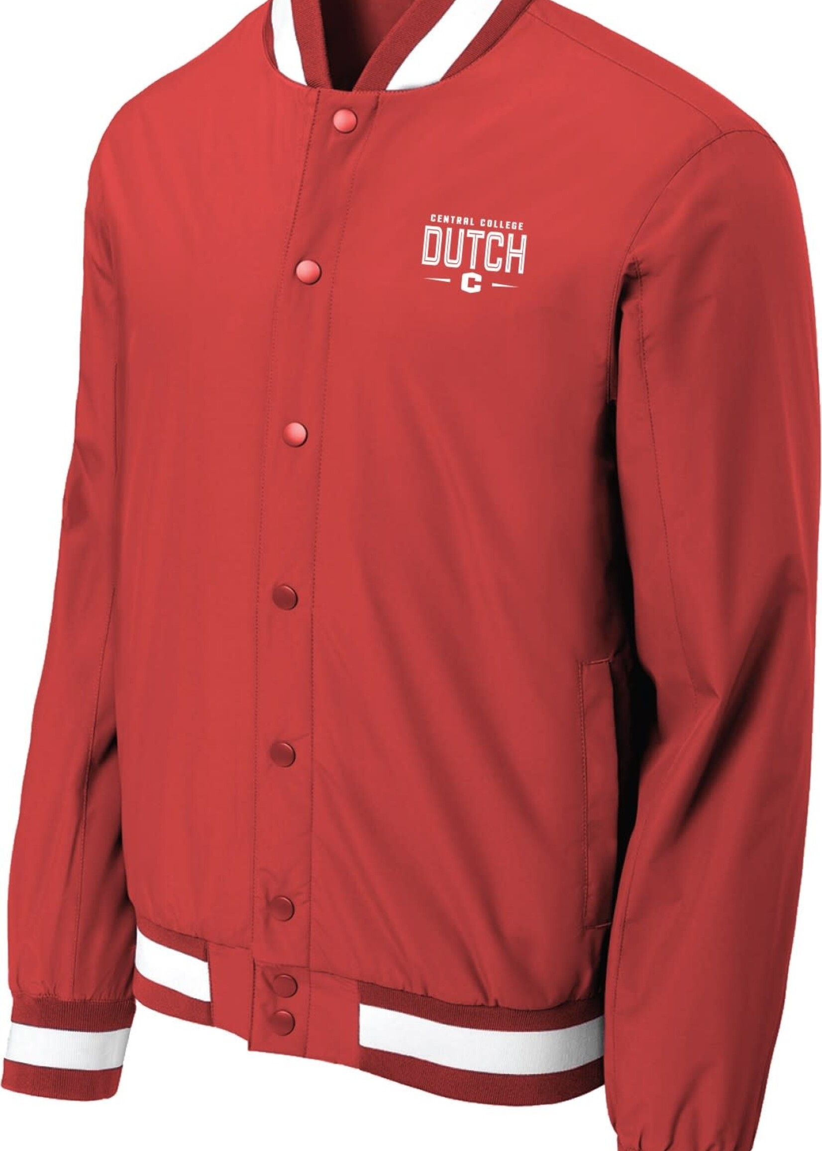 College House College House Sport Tek Varsity Jacket Red