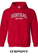 CI SPORT CI Sport Hvy Weight Hood Chain Stitch Red