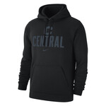 Nike Nike Club Fleece Hood C Central Swoosh Black Tonal