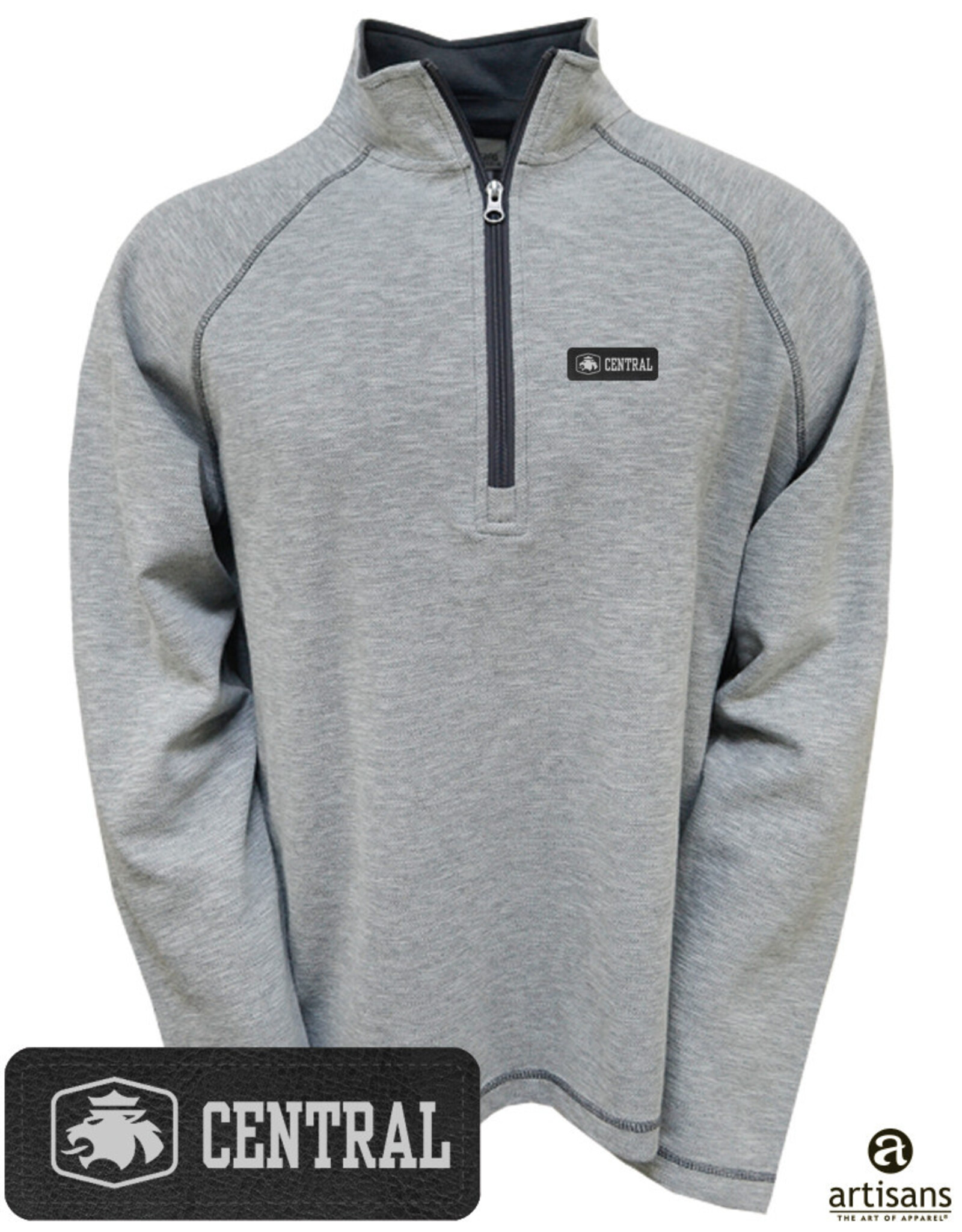 Artisans Artisans Stevo Raglan 1/2 Zip Concrete