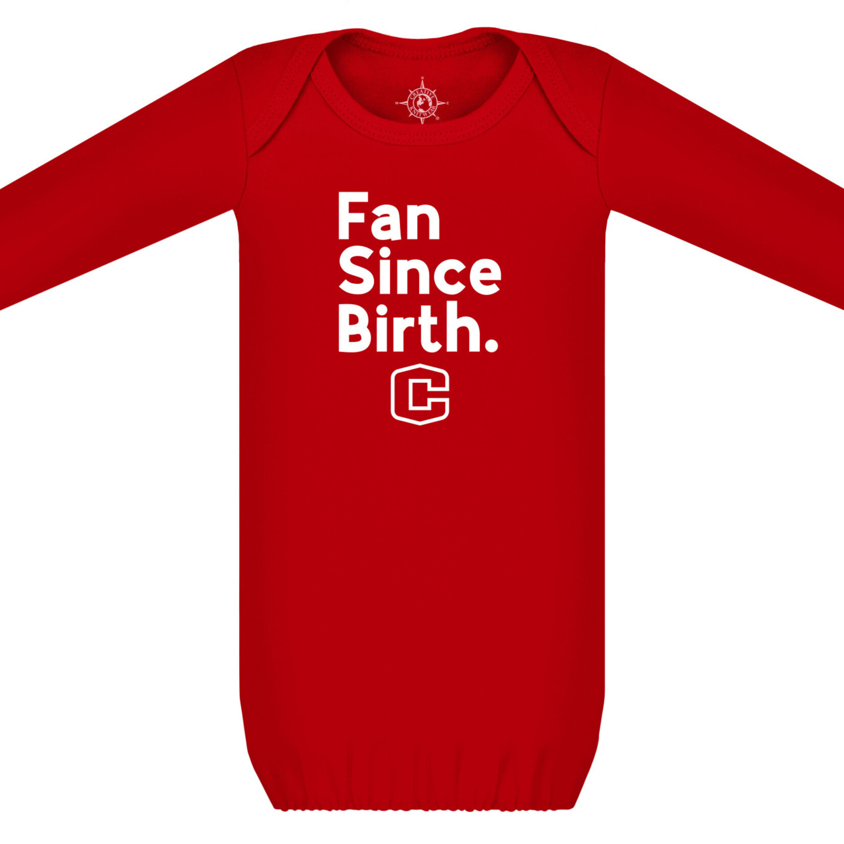 Creative Knitwear Creative Knitwear Gown Fan Since Birth O/S