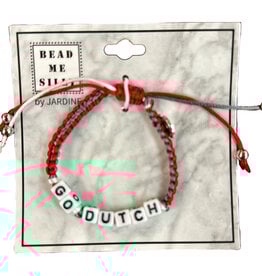 Jardine Jardine Bead Me Silly Cord Bracelet Go Dutch Beads