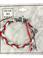 Jardine Jardine Bead Me Silly Tri Cord Bracelet