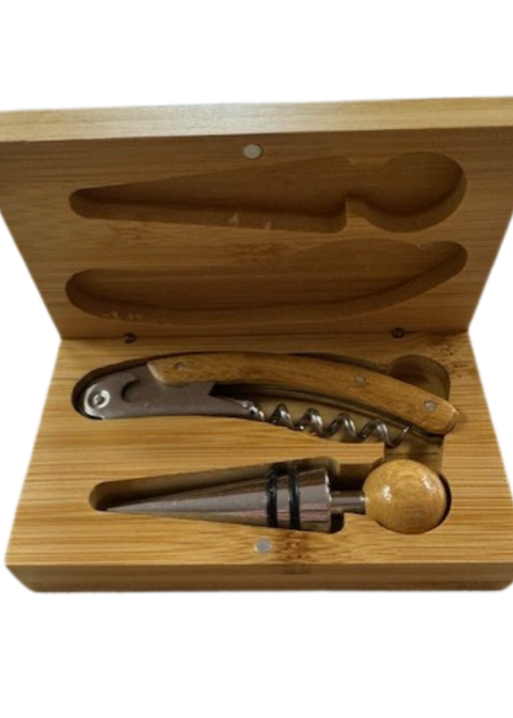 SPIRIT PRODUCTS Spirit Wine Tool Gift Set Etched Wood Box