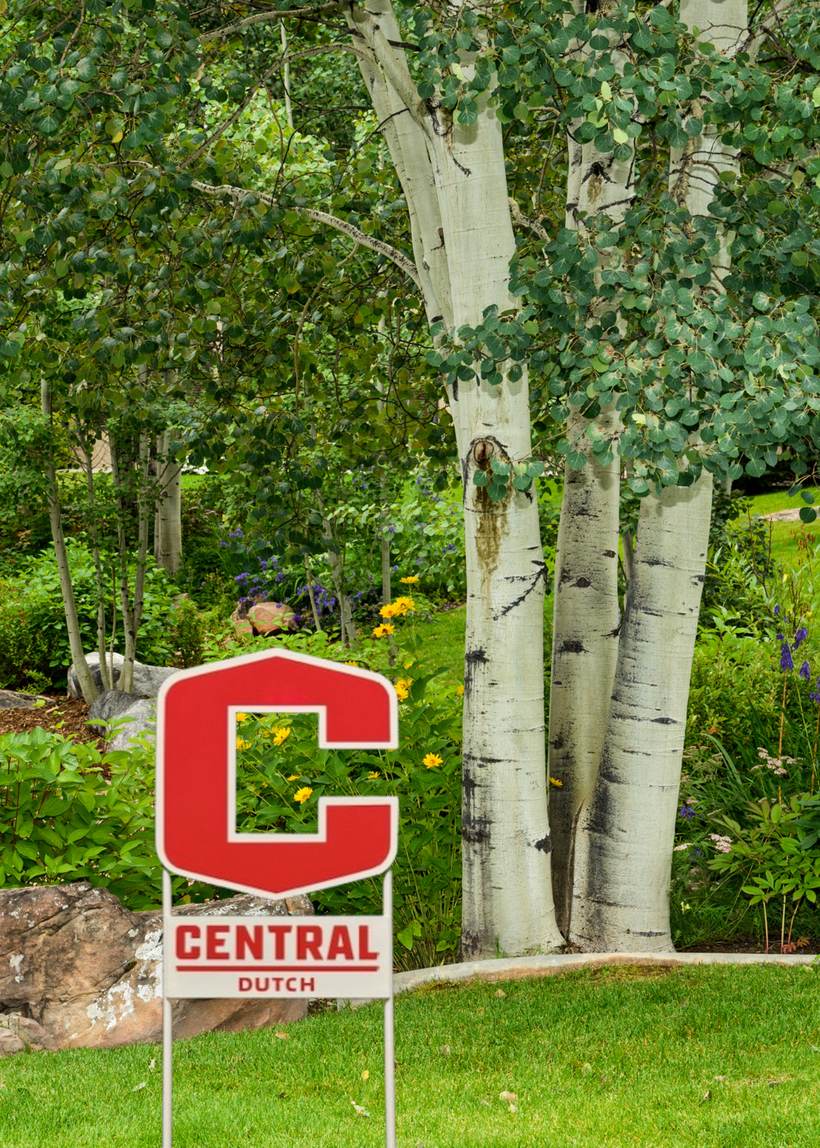 Janssen Fabrications Janssen Fabrications Yard Sign C Logo