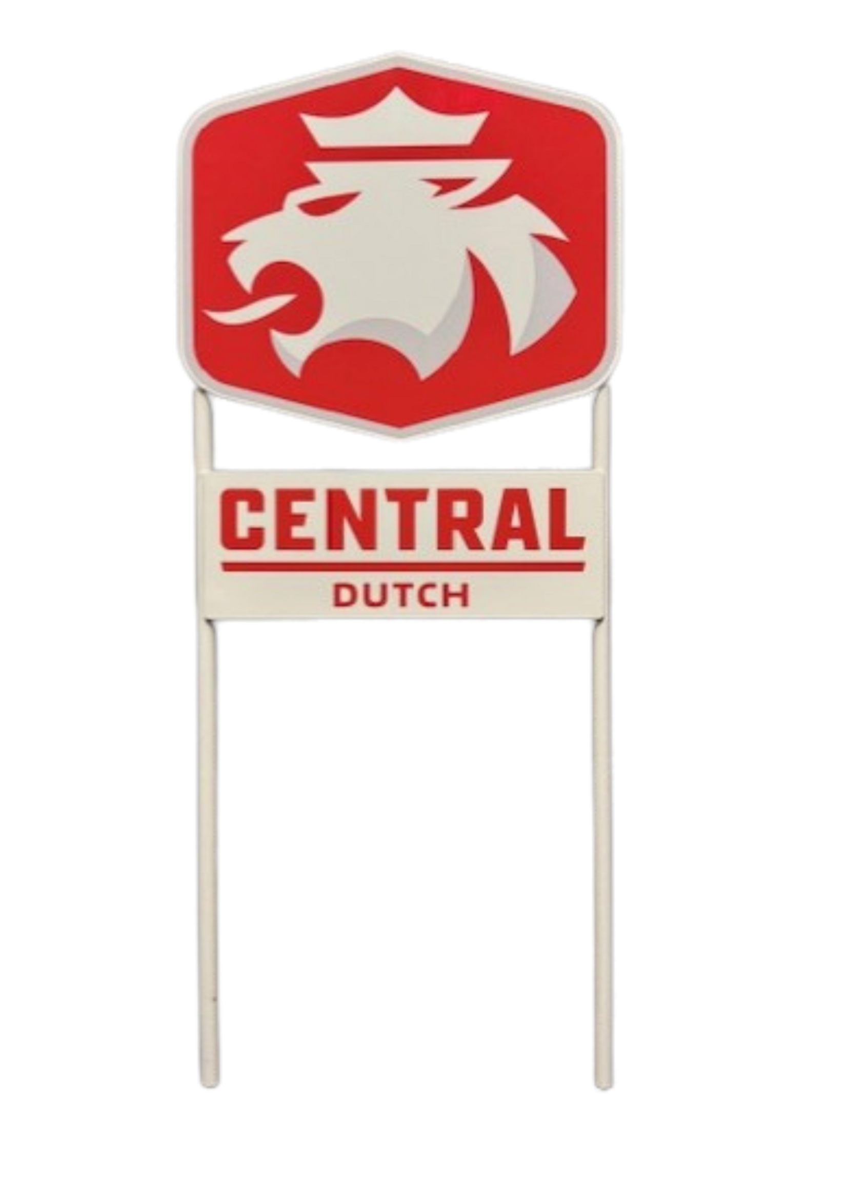 Janssen Fabrications Janssen Fabrications Yard Sign Lion Logo