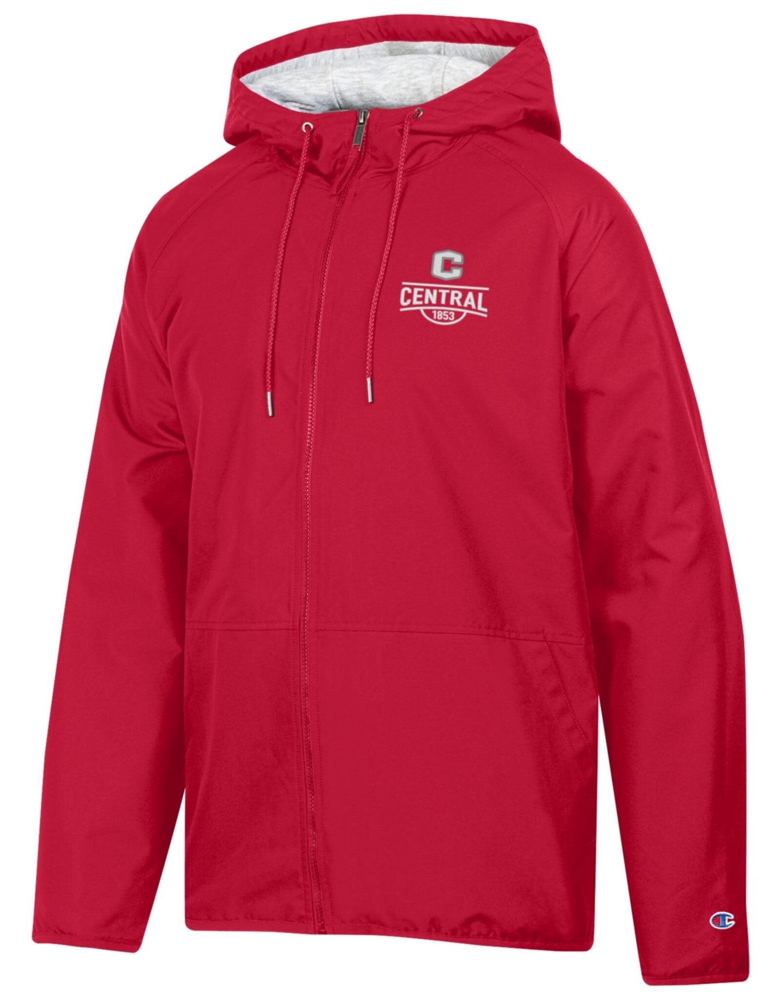 Champion FZ Heavyweight Victory Jacket 1853 Red Central College Spirit Shoppe